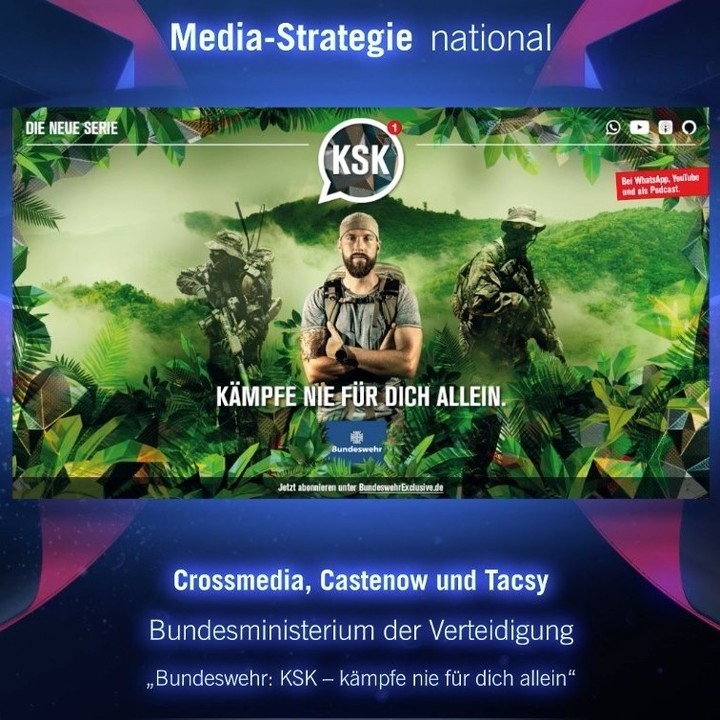 Deutscher Mediapreis für KSK