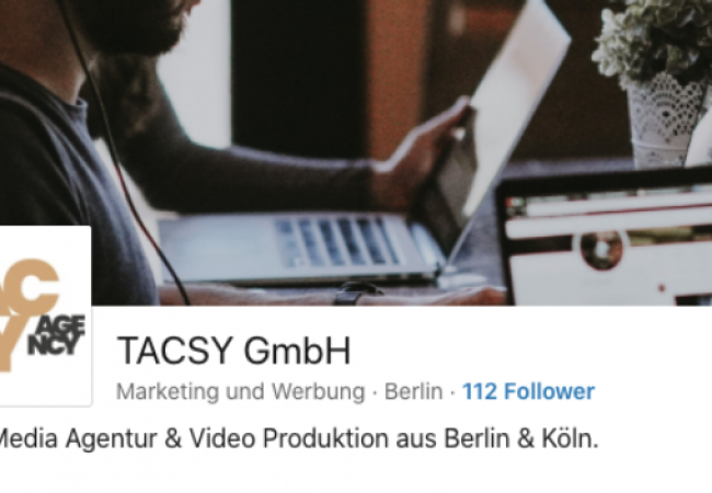 TACSY goes LinkedIn. Let's connect!